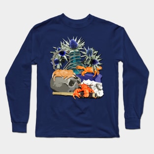 Exploring beached wreckage Long Sleeve T-Shirt